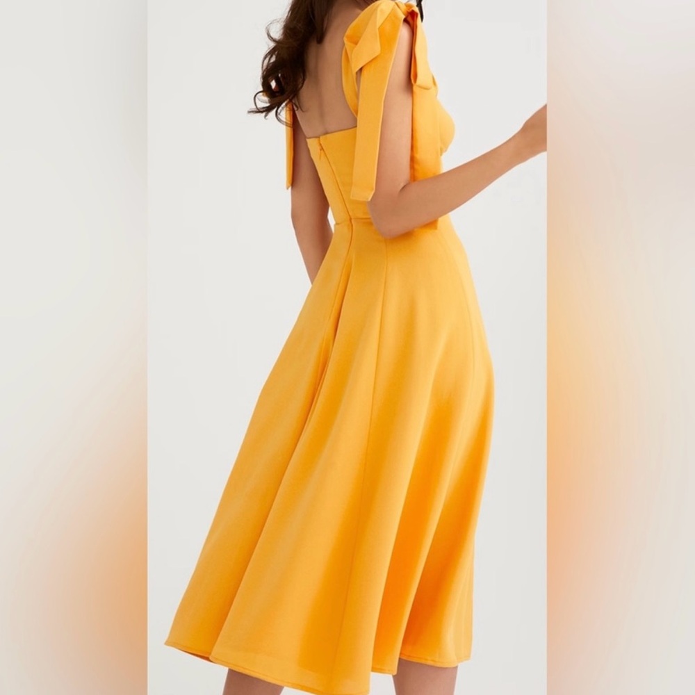 House of CB - Alicia Tangerine Midi Sundress